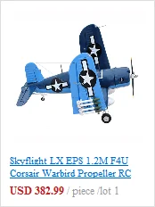 Scale skyflight LX EPS 1,6 M F4U Corsair пропеллер RC ARF/PNP модель самолета сложенный крыло W/Мотор сервоприводы ESC W/O батарея TH03125