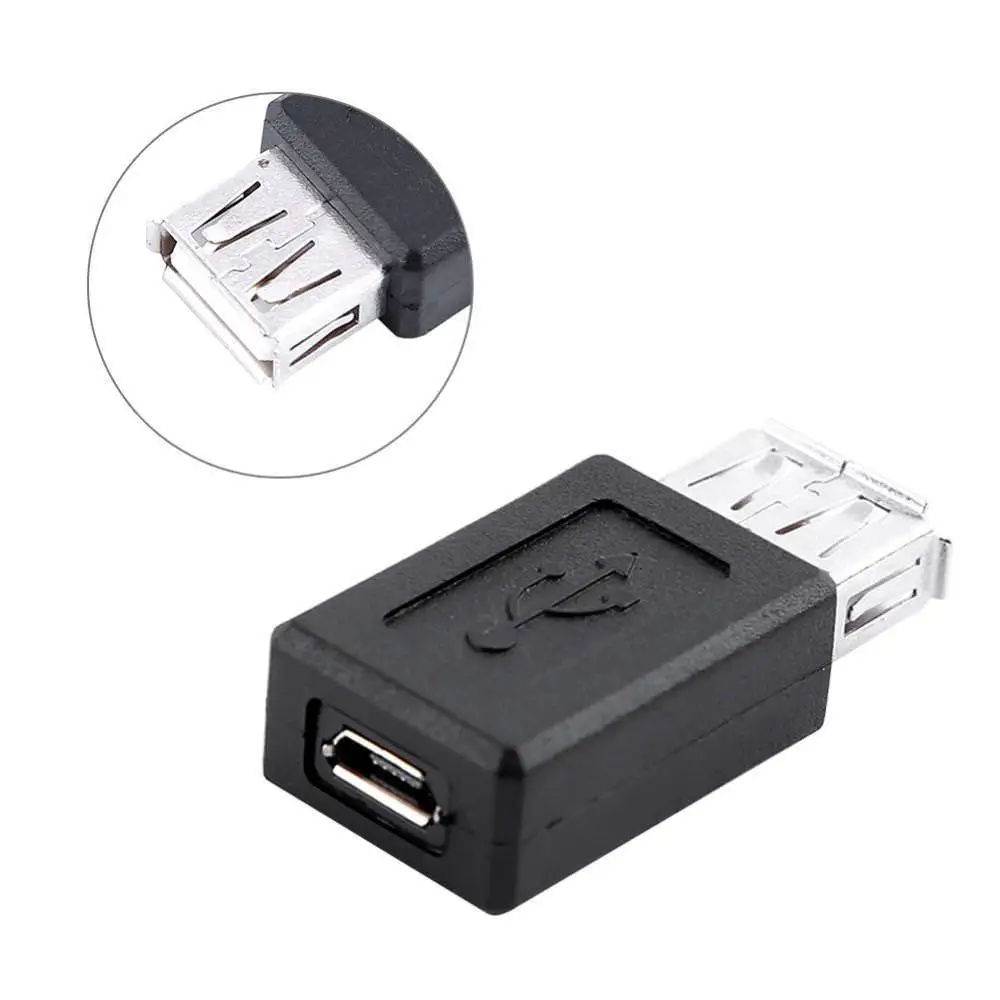 Новый черный USB 2 0 Тип A Женский к Micro B адаптер конвертер | Безопасность и защита