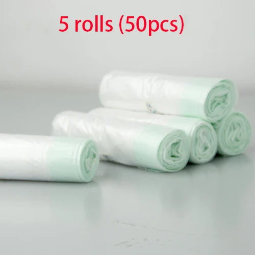 5 ROLL (total 50PCS) Удобный детский горшок в форме Луны для путешествий, детский унитаз, тренировочный Детский горшок, милое сиденье для унитаза, писсуар для младенцев, Новинка - Цвет: 5 ROLL (total 50PCS)