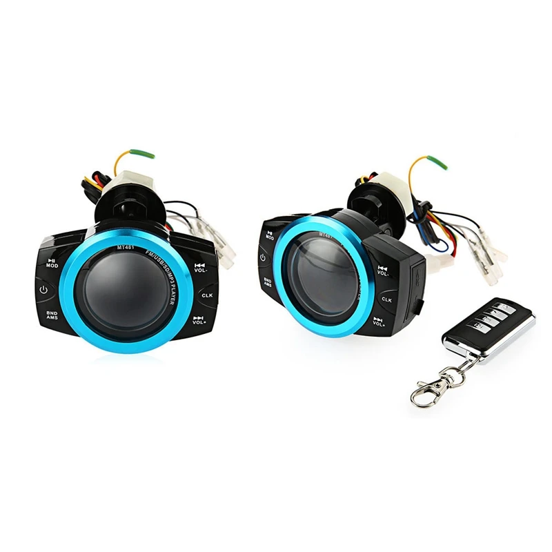 Новый водостойкий мотоциклетный динамик набор fm радио Usb - Цена: 3 340,66 руб.
