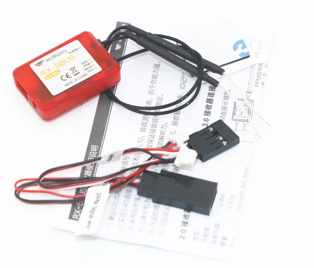 Walkera RX-SBUS 2,4G 12CH PPM выход SBUS Мини приемник для Devo 7/F7/F10/F12E радиоуправляемая модель FPV гоночный Дрон Квадрокоптер