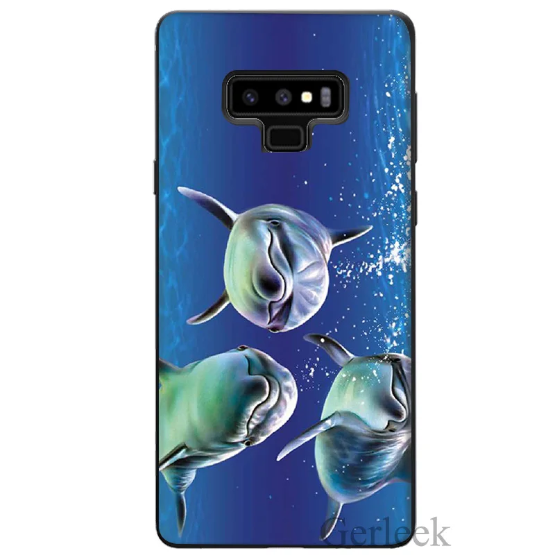 Чехол для телефона Ocean Dolphin Dance And Jumping Galaxy A5 A6 Plus 2017 A8 2018 Note 8 9 | Мобильные телефоны и