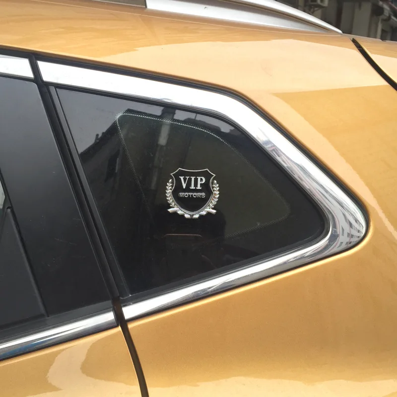 2 шт. металлический Смешные автомобильные наклейки 3d для автомобиля VIP MOTORS Авто