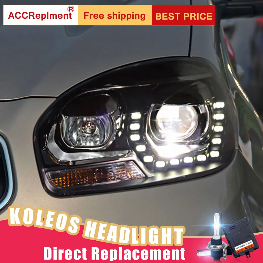 Светодиодные фары для Renault Koleos 2012 2016 2 шт. светодиодный ные Автомобильные