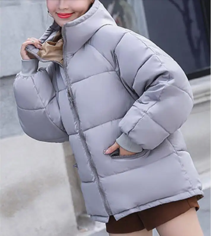 Женское плотное короткое пальто повседневная одежда теплая Женская хлопковая с