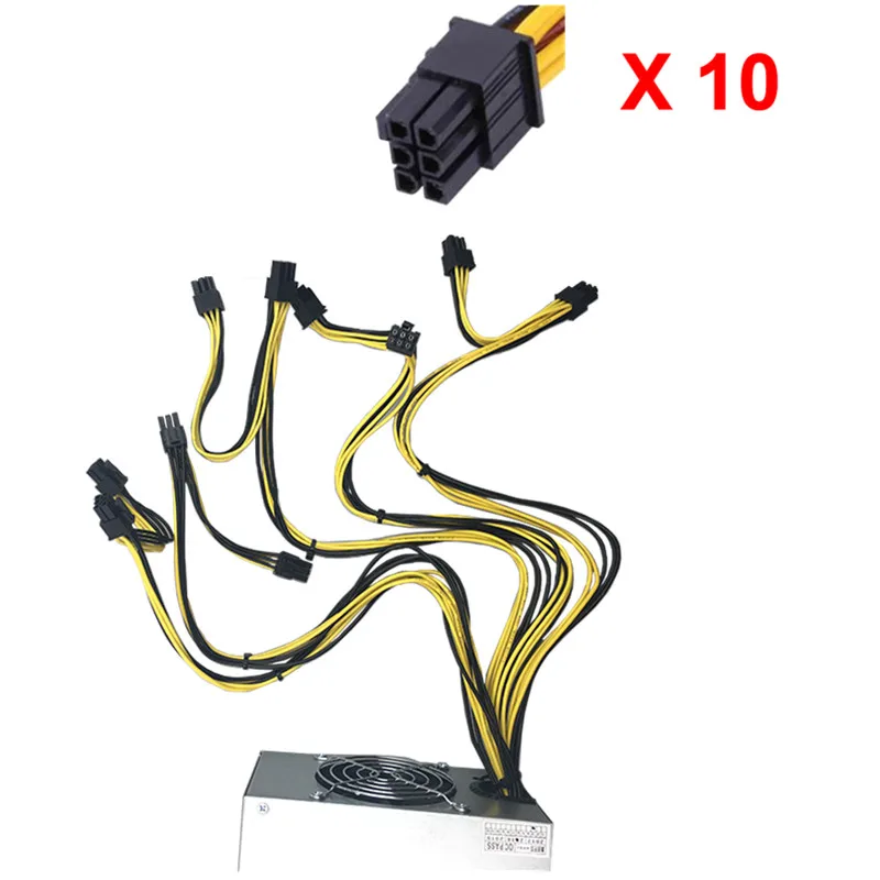 Блок питания T.F.SKYWINDINTL для майнинга 1600 Вт блок ПК S9 S7 A8 A7 A6 A3 E9 T9 V9 D3 L3 + Antminer Apw3 6