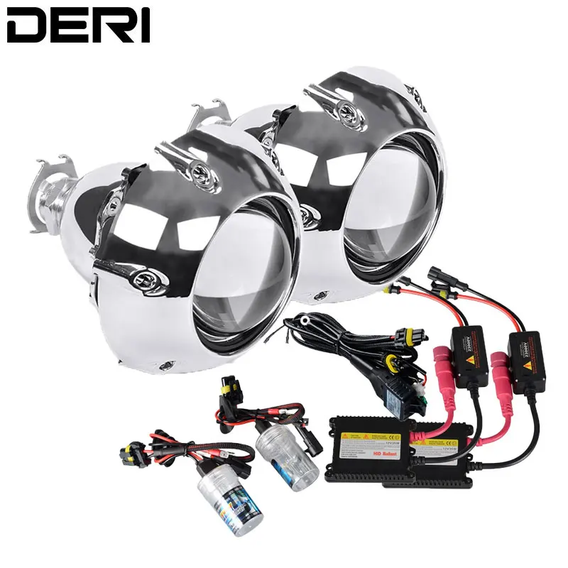 2 5 дюймов HID Биксеноновая фара Объектив проектора полный модифицированный