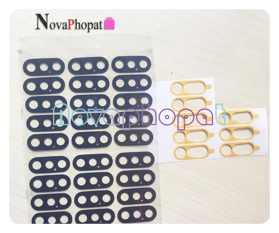 Объектив Novaphopat задний стеклянный черный для Iphone 6 6S 6G 6P 7 7G 7P 8G 8 8P + Plus X XR XS