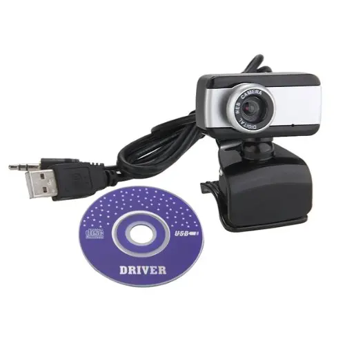 EDT-USB веб-камера Веб-камера с микрофоном CD для настольного ПК ноутбука черный |