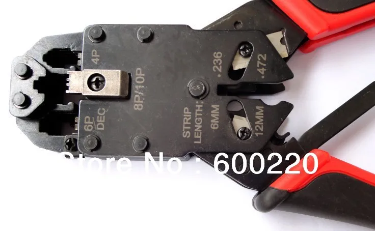 Модульная обжимные плоскогубцы RJ11 RJ12 RJ45 обжимной инструмент для резки кабеля