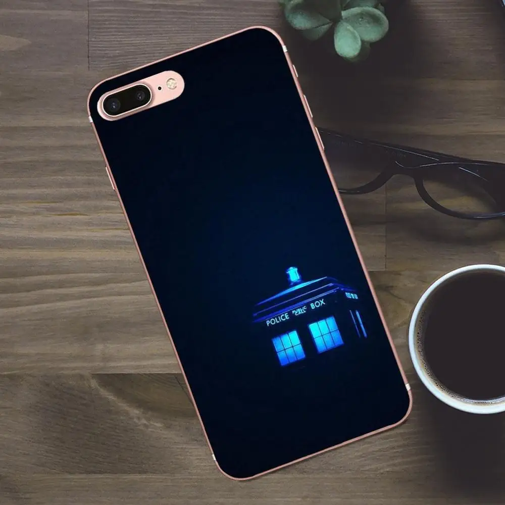 Чехол из ТПУ для Apple iPhone 4 4S 5 5C SE 6 6S 7 8 Plus X Galaxy A3 A5 J1 J2 J3 J5 J7 2017 Hot Tardis Doctor Dr Who Police Box |