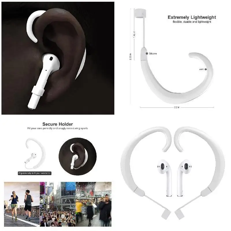 1 пара ремень беспроводной ушной крючок аксессуары держатели для Airpods XJ66