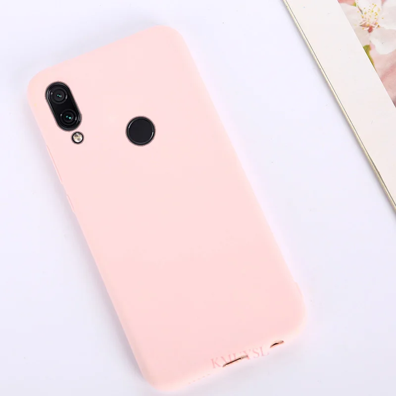 Мягкий силиконовый чехол для samsung Galaxy A50 A70 A40S A30 A20 Core A10 M10 M20 M30 крышка Карамельный цвет чехол для телефона Coque Fundas - Цвет: Pink