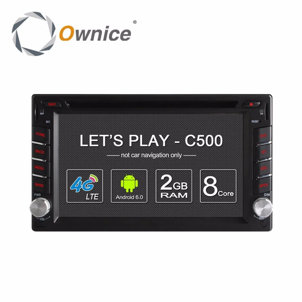 4G LTE Восьмиядерный процессор 2 Гб ОЗУ автомобильный dvd плеер android 6 0 Универсальный