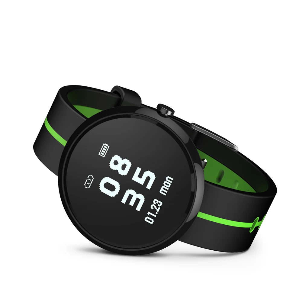 EnohpLX спортивные Smart Band Браслеты крови Давление/монитор сердечного ритма круглый |