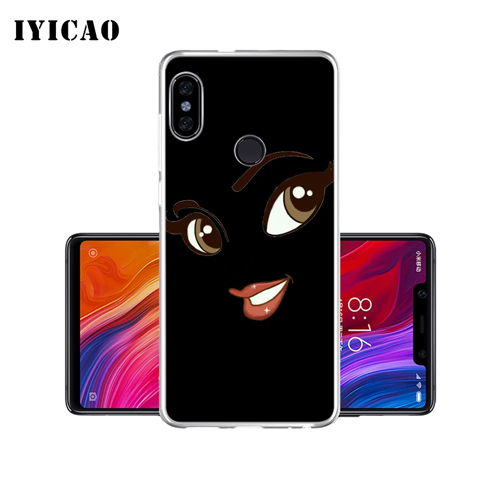 Мягкий силиконовый чехол для телефона IYICAO Cat smiling face с мультипликационным принтом