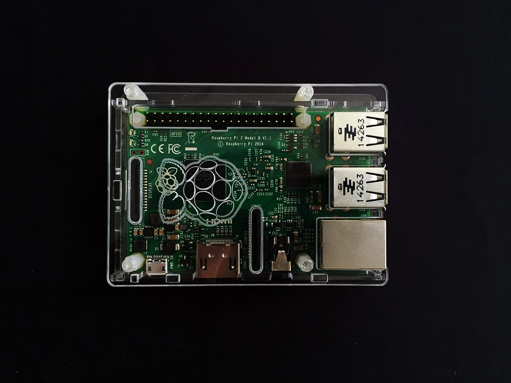 Бесплатная доставка Новый супер тонкий акриловый raspberry pi 3 Чехол совместимый Pi B +/2