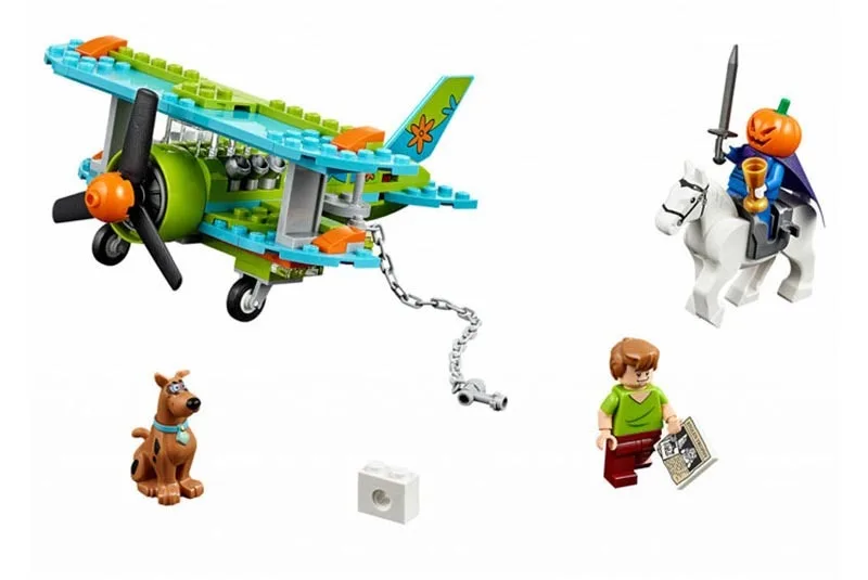 Новый Скуби Ду собака тайна плоскости Приключения Building Block лохматый Всадник без