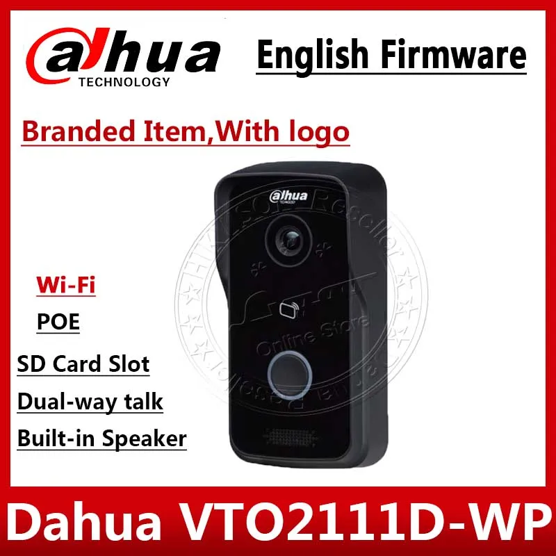 Dahua VTO2111D WP английская версия P2P 1 Мп Wi Fi видеодомофон для виллы наружная станция с