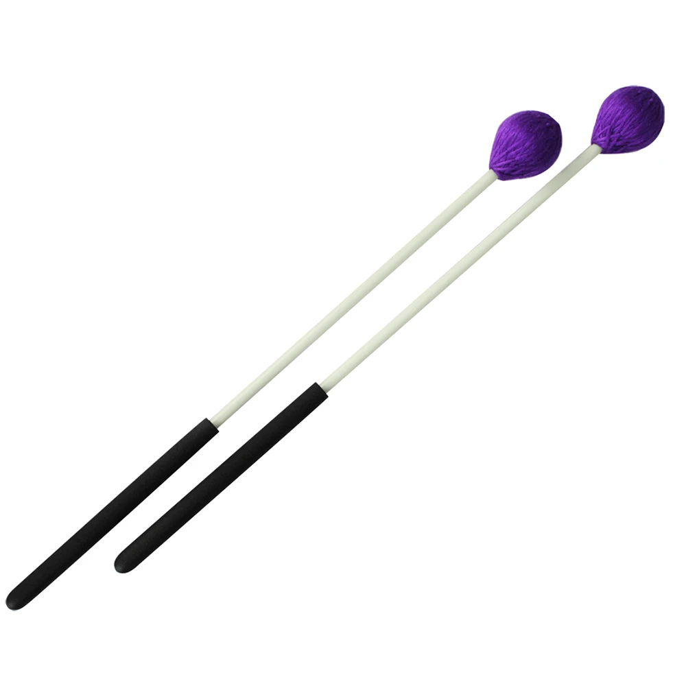 1 пара Первичная маримба палка Mallets ксилофон Glockensplel Mallet с ручкой из стекловолокна для любительского ударного инструмента часть