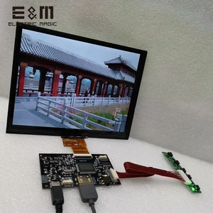 8-дюймовый емкостный сенсорный экран 1024*768, модуль монитора 4:3, IPS ЖК-дисплей для LINUX Windows 7, 8, 10, Android, Raspberry Pi