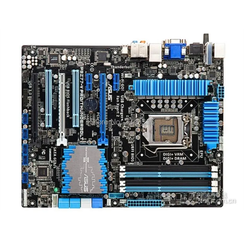 Для Asus P8Z77-V PRO/Thunderbolt для рабочего стола материнской платы LGA 1155 DDR3 32 Гб USB3.0 для туристических ящиков 22/32nm Процессор Z77 материнская плата