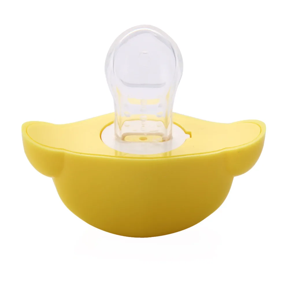 Детские соски забавная соска для младенцев желтая утка рот большие губы детские