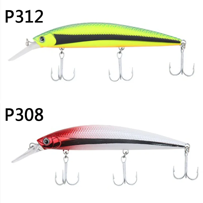 RUNATURE 2 шт. рыболовные приманки Minnow 110 мм/37 г снасти Тонущая приманка искусственный