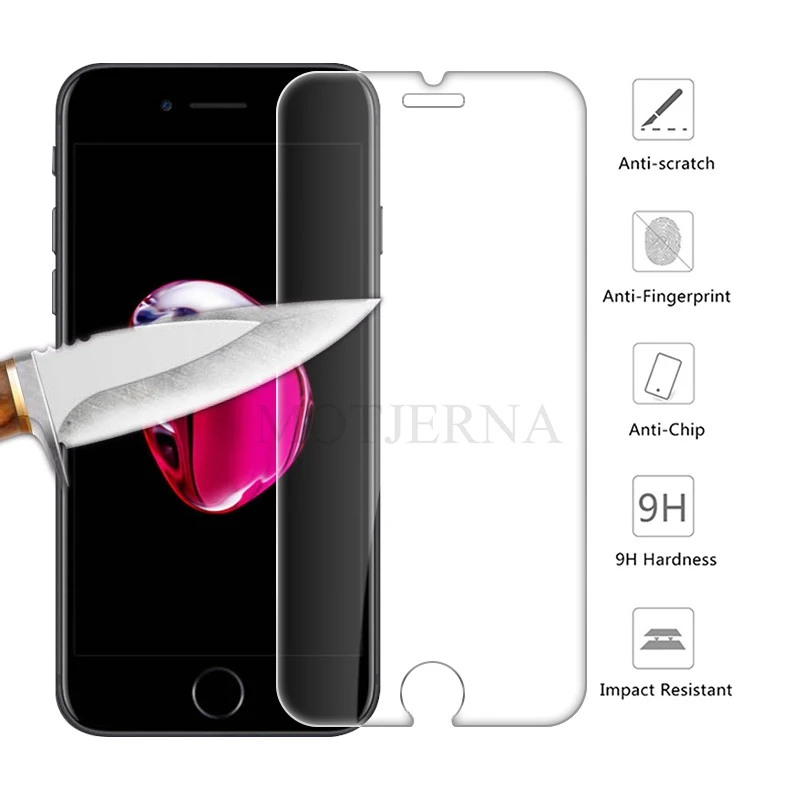 HD стекло для iPhone XS против царапин прозрачное закаленное X 7 8 6 6s Plus тонкая Защита