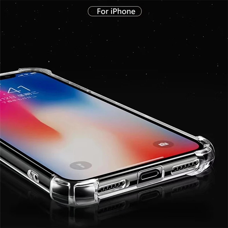 Роскошный мягкий противоударный чехол на весь корпус для iphone XS MAX XR X 7 8 6 6S Plus 5