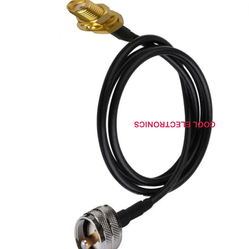 Адаптер RG58 с гнездом SMA на UHF PL259 наружной резьбой и штекером 3 м | Обустройство дома