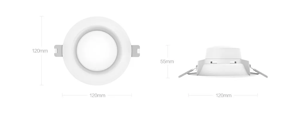 xiaomi mijia yee светильник светодиодный светильник Теплый желтый Холодный Белый Круглый Встраиваемый светодиодный потолочный светильник для xiaomi smart home комплекты