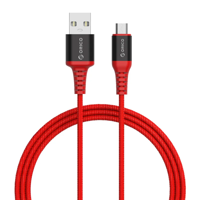 Кабель Micro USB 1 м нейлоновый плетеный провод для Samsung Sony Xiaomi Android Phone кабель