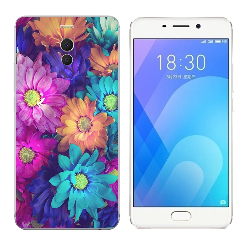 Чехол для телефона Meizu M6 Note силиконовый чехол с треугольным принтом Meilan сумки