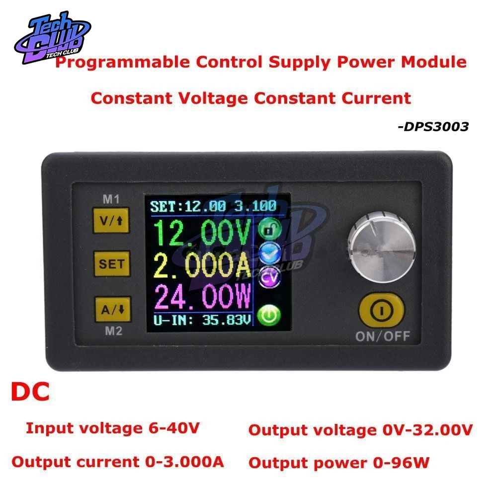 Мультиметр DPS3003 Измеритель постоянного тока Вольтметр 30 В 3 А | Инструменты