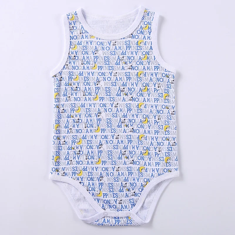 Vestidos/Одежда для новорожденных девочек; Одежда для маленьких мальчиков; летнее Боди без рукавов; импортный комбинезон; одежда для малышей из хлопка