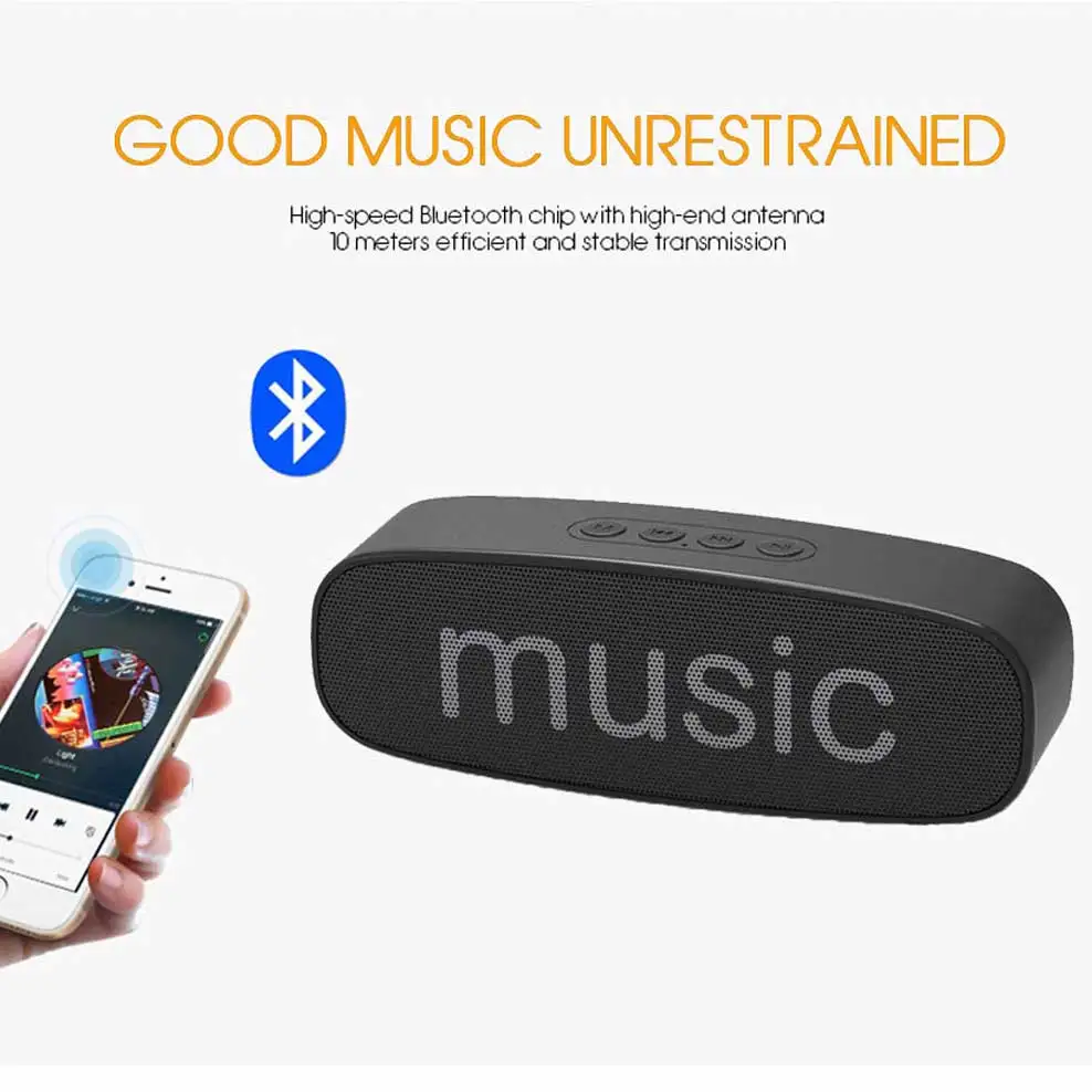 Оригинальная Bluetooth колонка Портативная Беспроводная мини звуковая система 3D