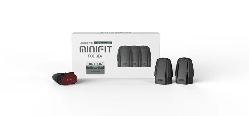 Керамический картридж Justfog Minifit 3 шт./лот 1 5 мл многоразовый с катушкой Ом для JUSTFOG
