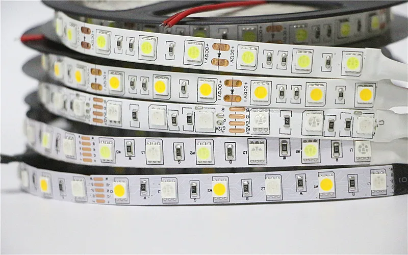5 м 300 светодиодный s 5050 RGB RGBW RGBWW Светодиодные ленты свет ленты DC 12 В праздник украшение дома светильник светодиодный строка лента 60 Светодиодный s/M Водонепроницаемый