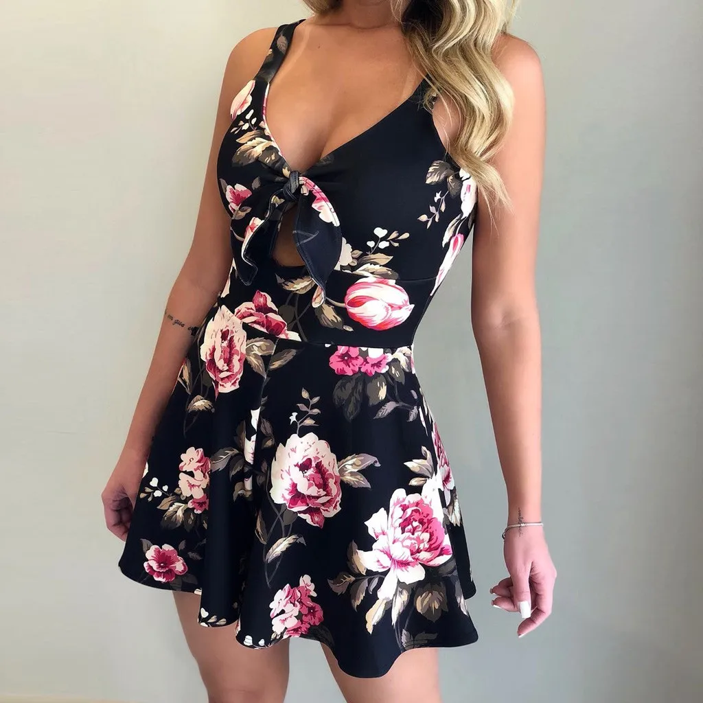 Simplee сексуальное длинное платье макси с v образным вырезом женское винтажное