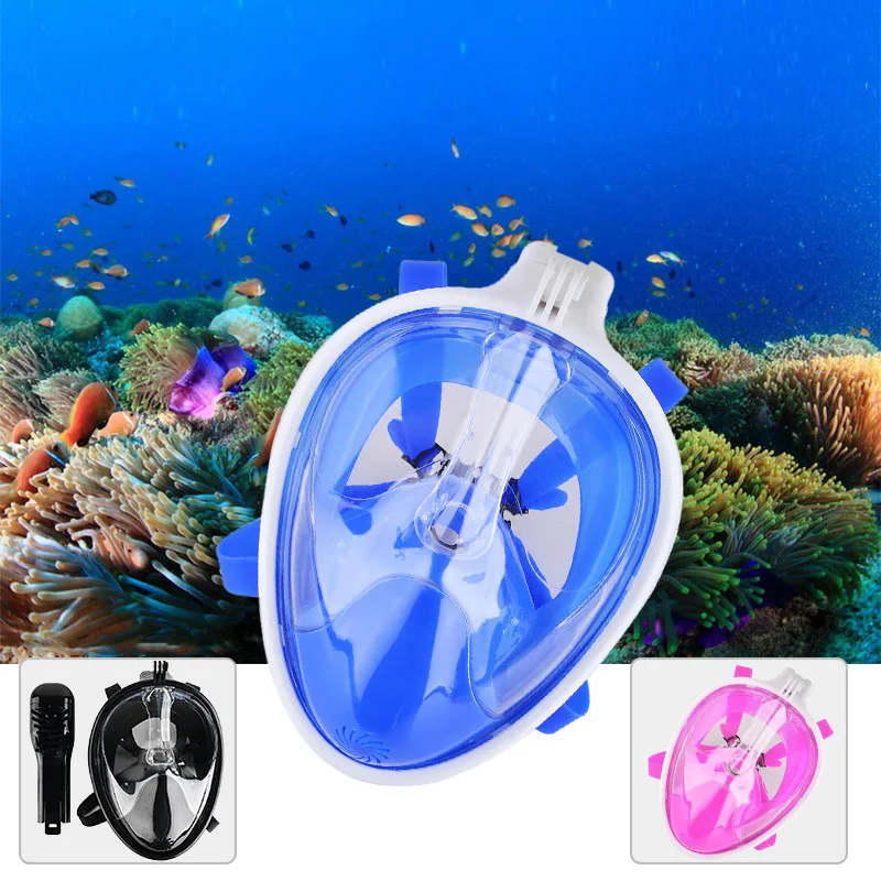 Dsstyles подводной охоты трубка маска Mk 1000 анфас Подводное плавание Piscina черная море