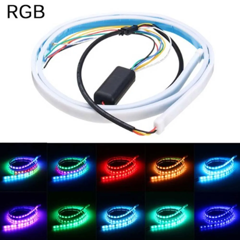 Цветная (RGB) 4 режима заднего светодиодный багажник светильник полосы