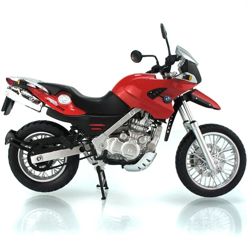 Литой мотоцикл из сплава Миниатюрная модель F650GS 1:12 высокоскоростной Гоночный