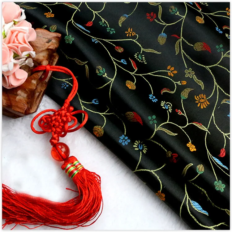 100 см x 75 перец Цветочный стиль высокая точность жаккардовый тисненый сатин