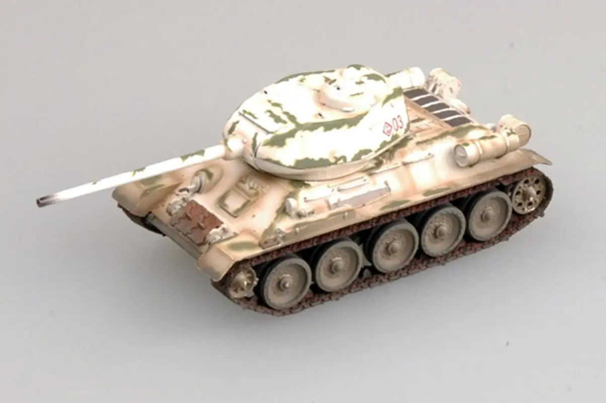 WW2 русской армии T-34/85 1943 зимняя камуфляжная майка 1/72 без литья под давлением easy model