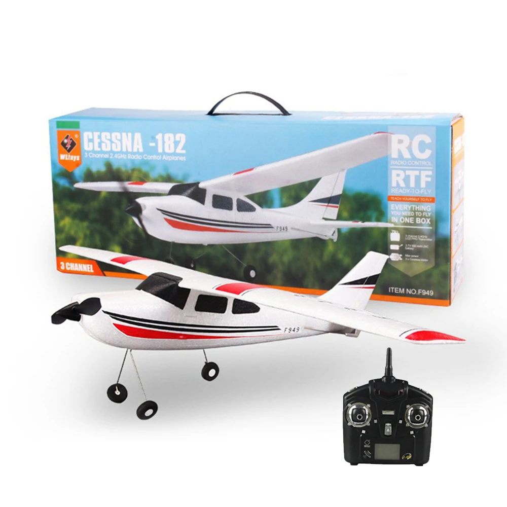 F949 2 4G 3CH RC самолет с фиксированным крылом планер уличные игрушки EPP 3 Мотор