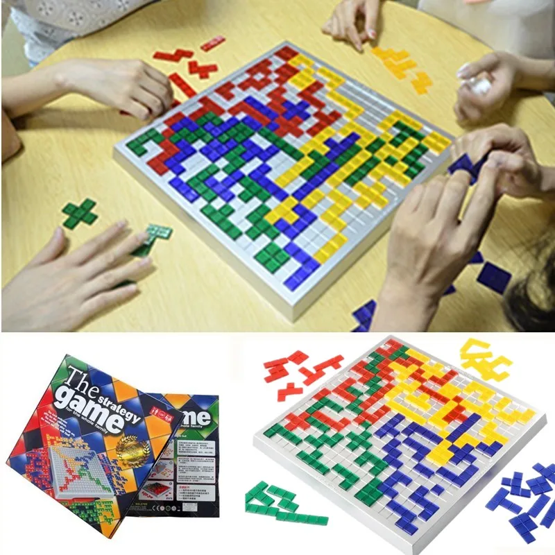 Развивающие игрушки Blokus 484 игра с квадратами легко играть для детей русская