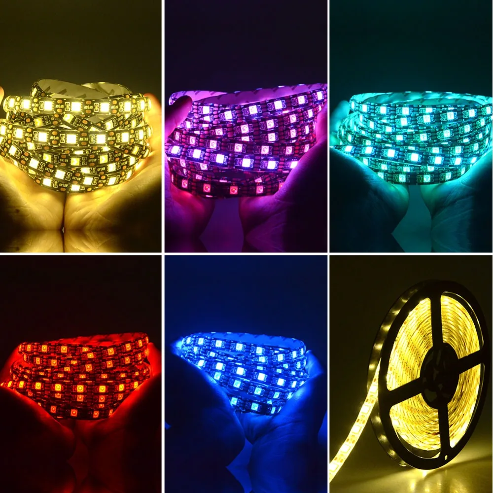 RGB Лента светодиодная водонепроницаемая 5 в пост. Тока 50 см 1 м 2 3 4 м|tape light|led light strip