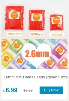 6 шт. квадратные PegBoards для 5 мм/2,6 мм Perler/Хама/плавленые/pix бусины прозрачные связываемые большие PegBoards для детей ремесла подарок DIY ювелирные изделия