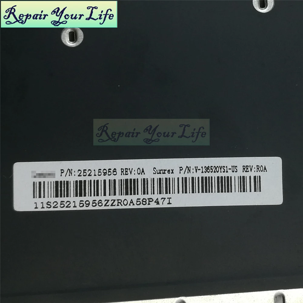 Клавиатура для ноутбука Lenovo Y50-70 U530 стандартная черная клавиатура с подсветкой